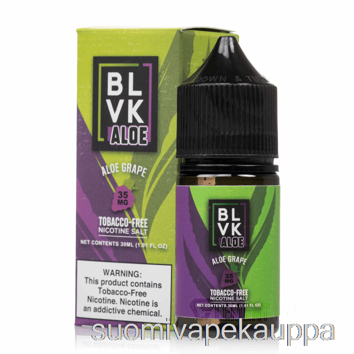 Vape Suomi Aloe Rypäleen Suola - Blvk Suola - 30ml 35mg